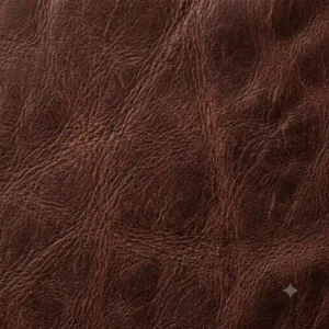 Close-up texture of rugged cowhide leather used for a made in usa wallet